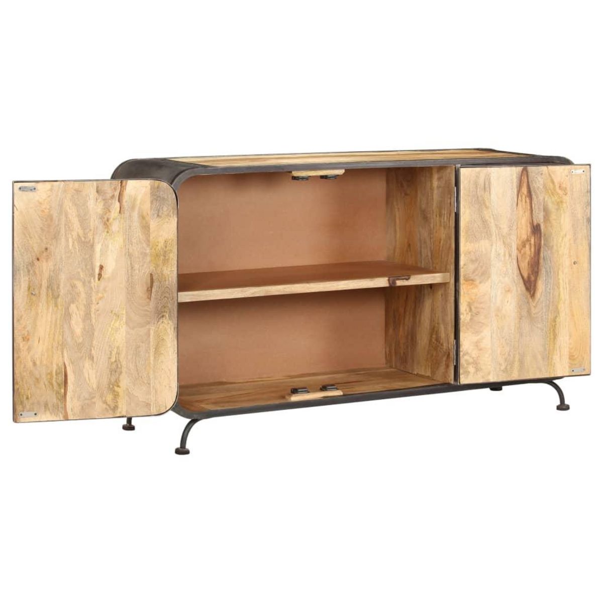 VIDAXL Buffet 140x40x80 cm bois d'acacia solide