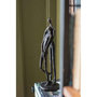 Voir la diapositive 2 : Paris Prix Statuette Déco  Couple Résine  37cm Marron Foncé