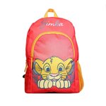Bagtrotter Sac à dos 37 cm avec poche Disney Le Roi Lion Simba Rouge Bagtrotter