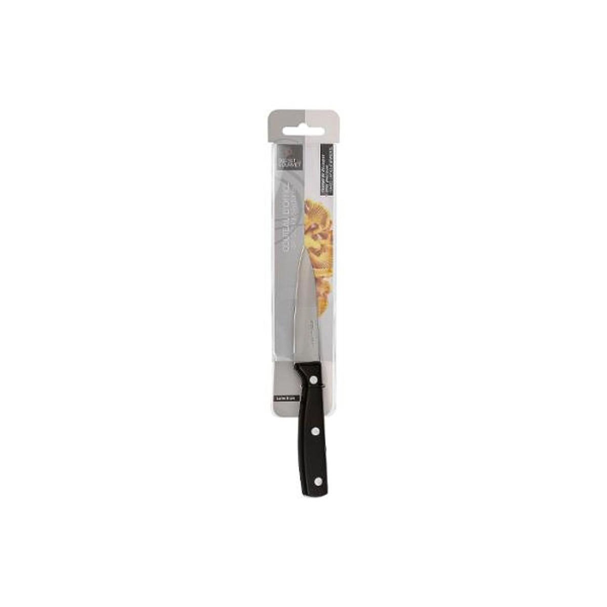 B BASIC & CO Couteau d'Office  Dice  Inox 19cm Noir