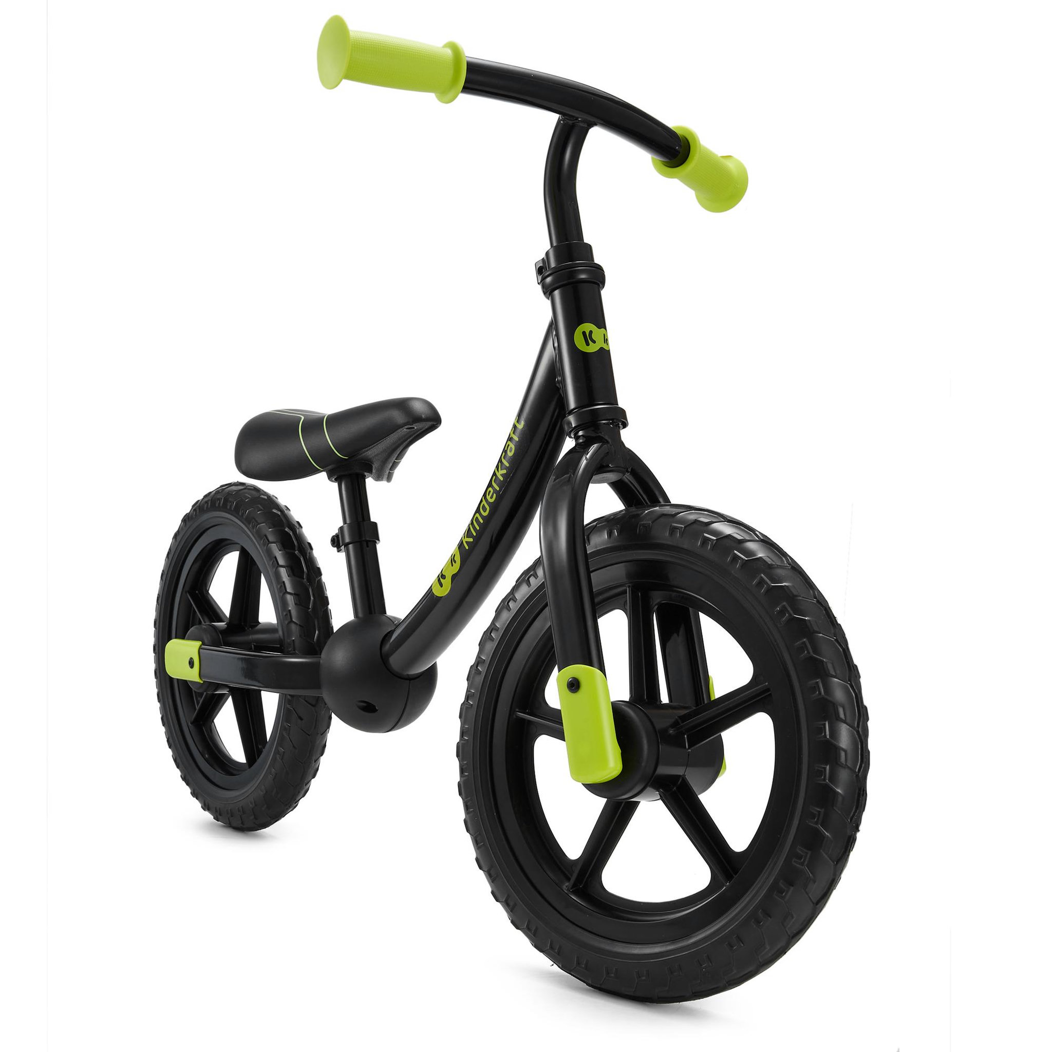 Voir la diapositive 4 : KINDERKRAFT Draisienne enfant grandes roues tout terrain réglable
