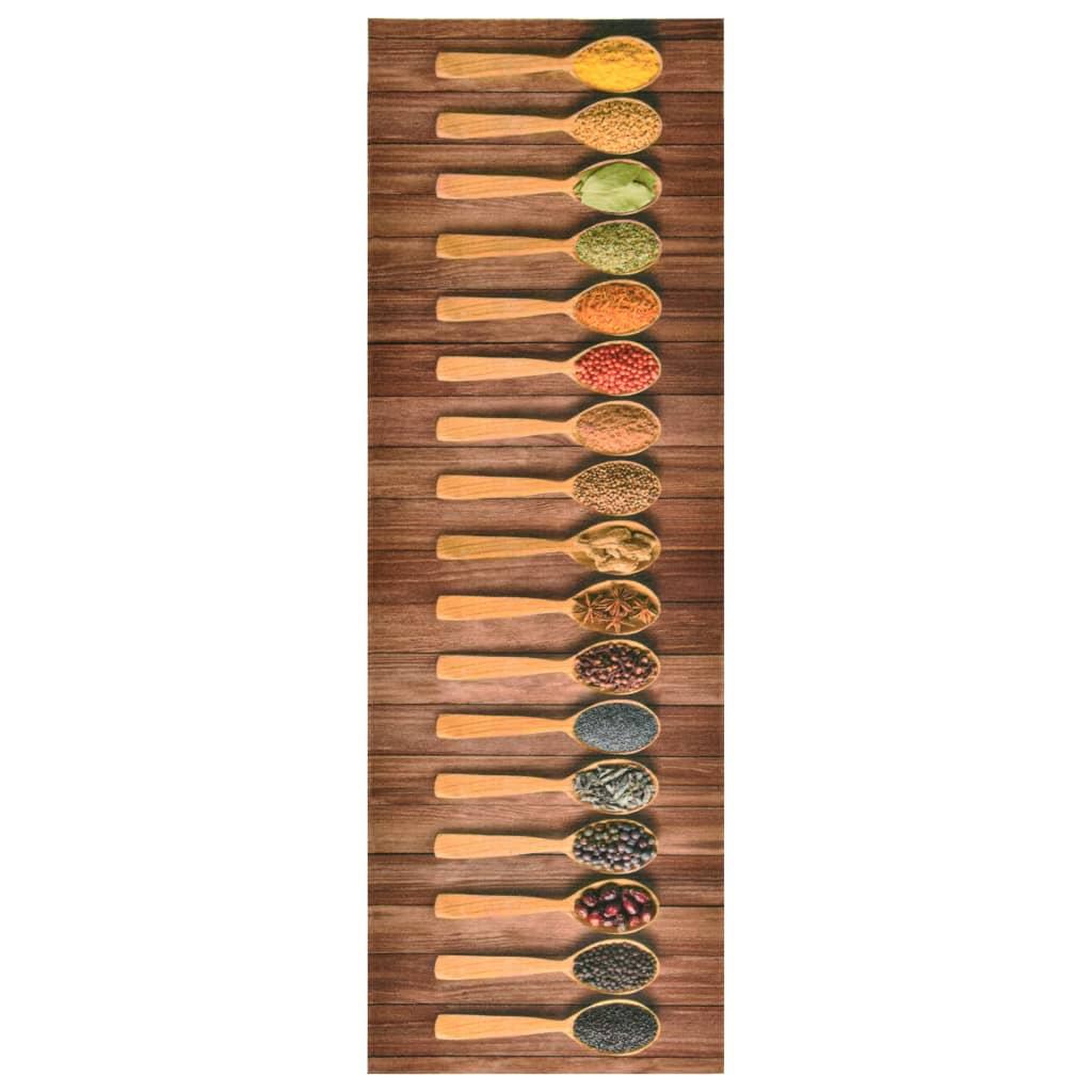 Voir la diapositive 1 : VIDAXL Tapis de sol de cuisine lavable Cuillere 60x180 cm