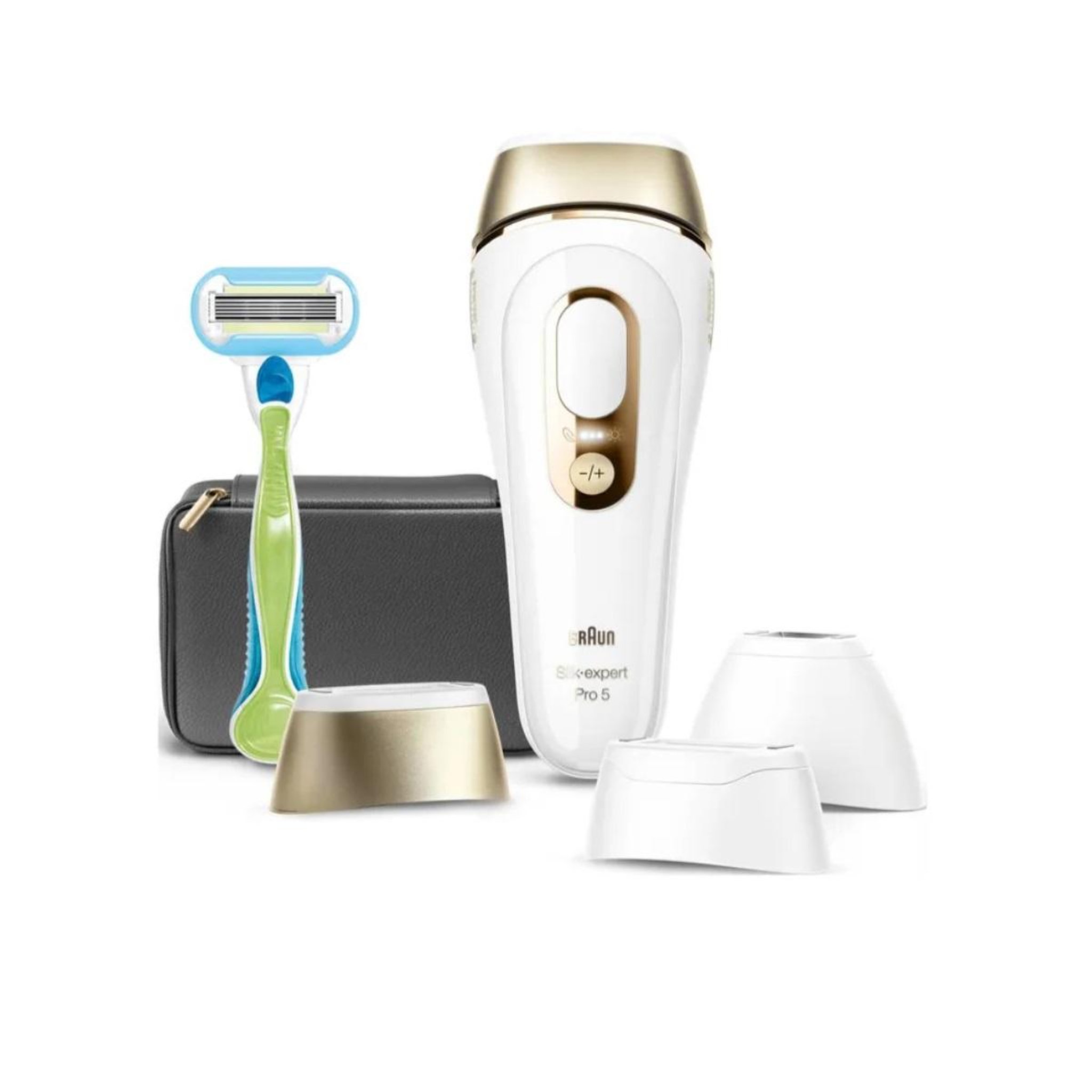 BRAUN Epilateur à lumière pulsée blanc et doré - pl5242