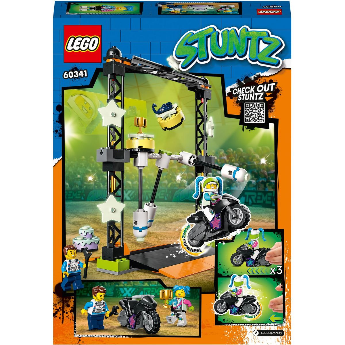 LEGO City Stuntz 60341 Le Défi de Cascade : Les Balanciers