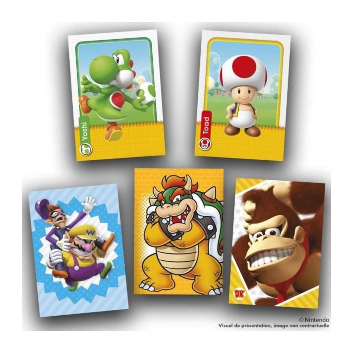 Panini PANINI - Super Mario Trading Cards - Fat Pack De 24 Cartes + 2 Cartes Bonus