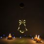 Voir la diapositive 5 : WERKAPRO Cloche lumineuse à pile 10LED  18 x 15 x 1cm