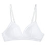 Voir la diapositive 1 : Petit Béguin Soutien-gorge souple avec mousse amovible blanc Pépita