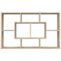 Voir la diapositive 5 : VIDAXL Etagere murale Chene Sonoma 85x16x52,5 cm Bois d'ingenierie