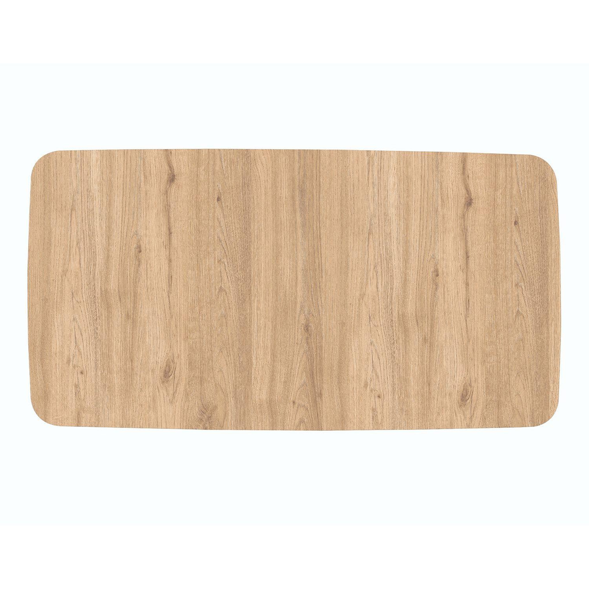 Voir la diapositive 4 : Habitat et Jardin Table basse en bois  luci  100 x 53 x 45 cm - chêne