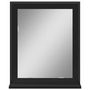 Voir la diapositive 4 : VIDAXL Miroir de salle de bain avec étagère noir bois d'ingénierie