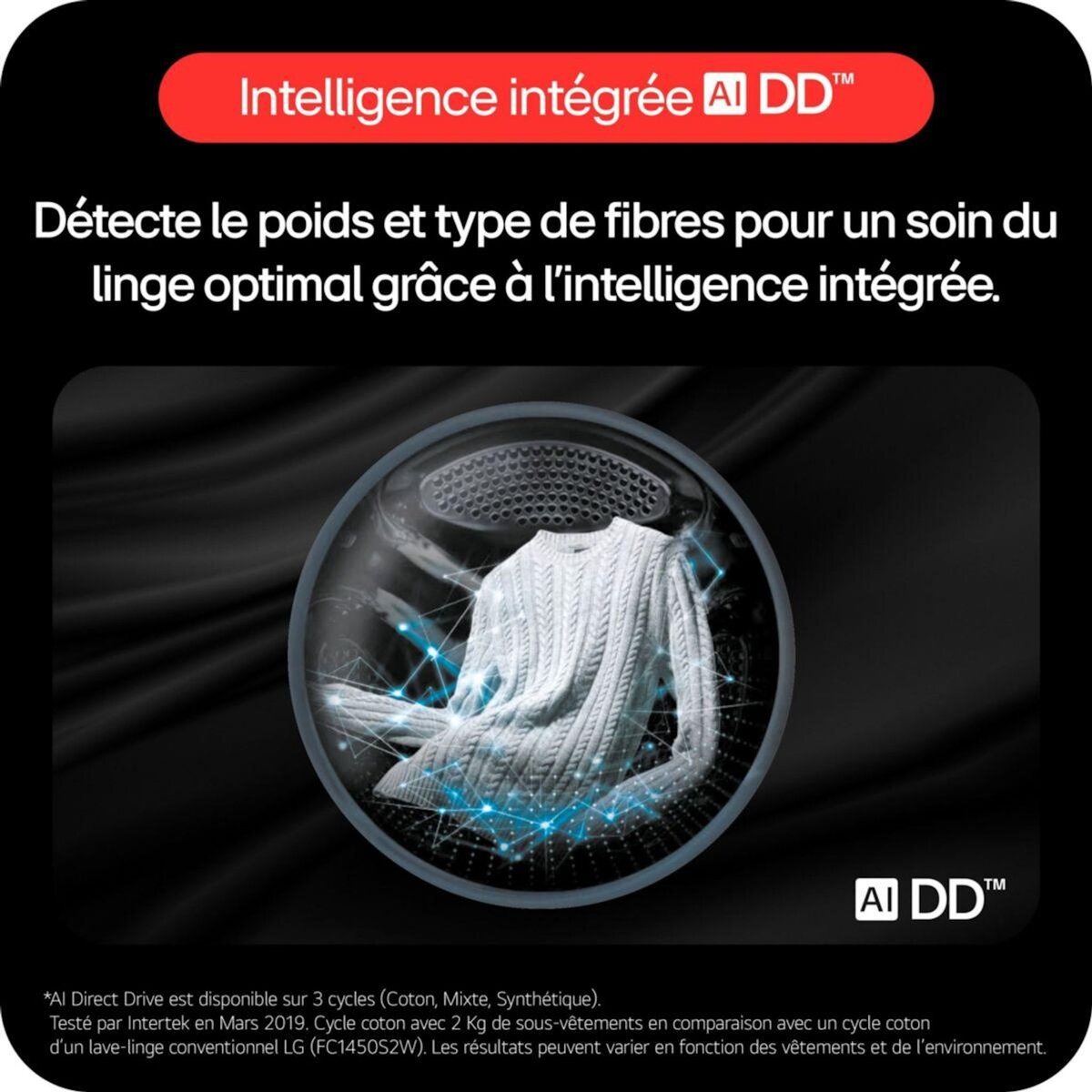 LG Lave linge hublot F20F12WST