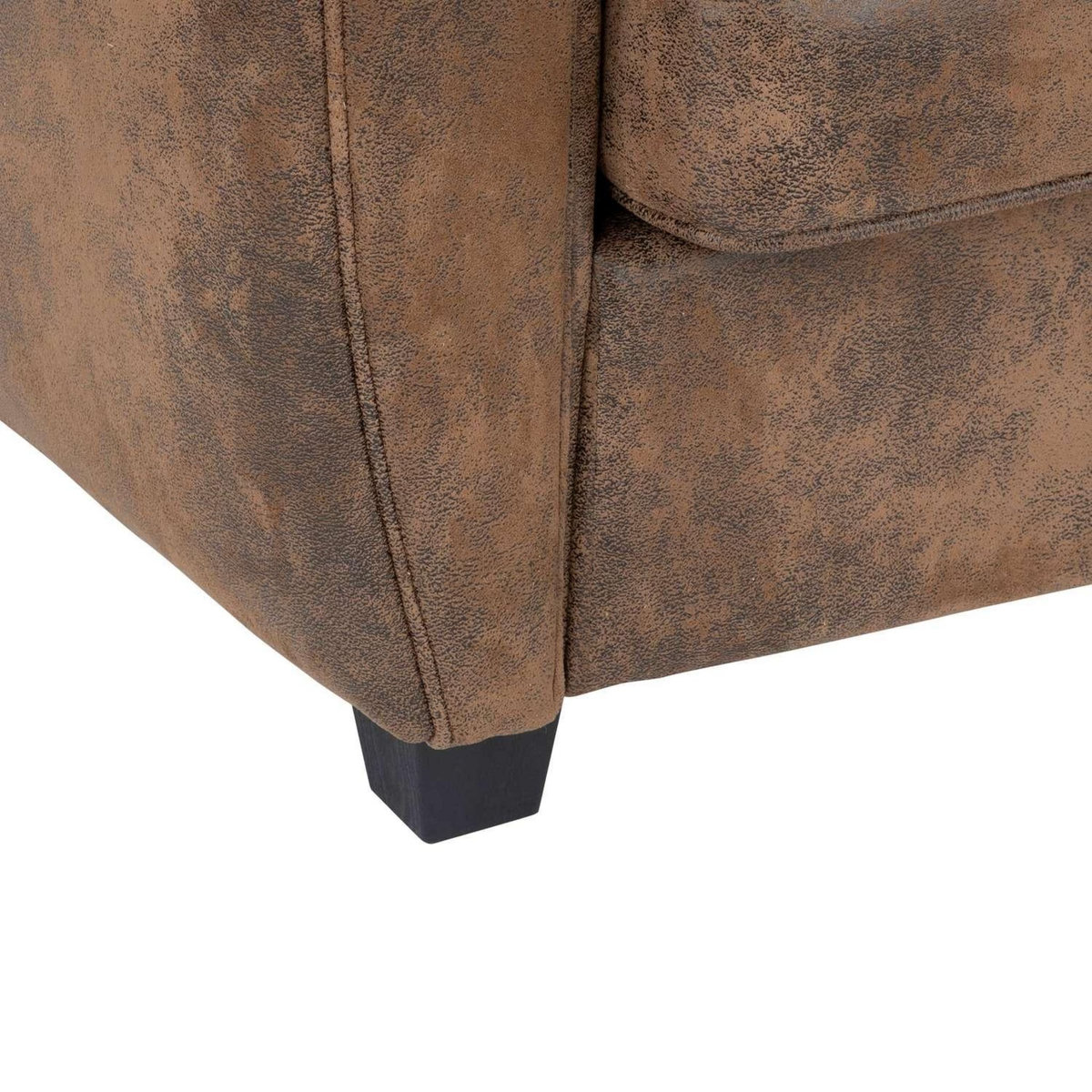 ATMOSPHERA Canapé club 2 places STANIS - Marron