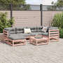 Voir la diapositive 3 : VIDAXL Salon de jardin 7 pcs et coussins bois massif sapin de douglas