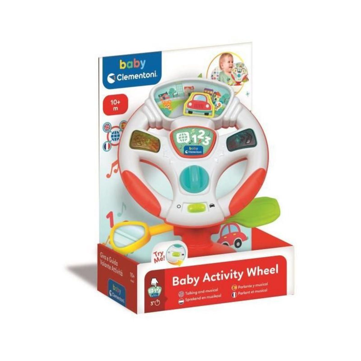 CLEMENTONI Le volant de Bébé parlant CLEMENTONI