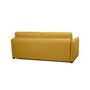 Voir la diapositive 2 : Canapé convertible 140 cm  système couchage express 3 places en tissu Gris clair ALICE 