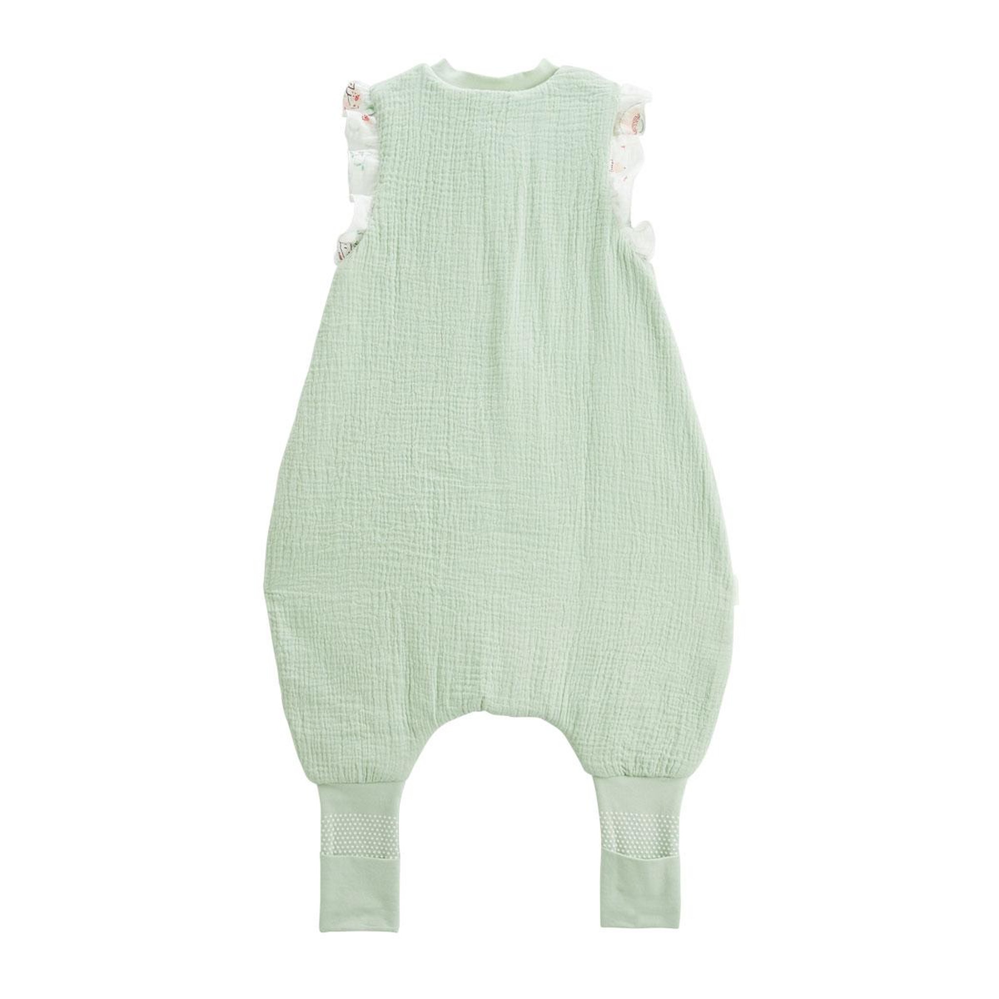 Voir la diapositive 2 : Petit Béguin Turbulette TOG 2 en gaze de coton avec pieds retroussables Arya