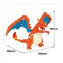 Voir la diapositive 5 : BANDAI Figurine Pokémon Dracaufeu (Charizard) - BANDAI - Nanoblock - Figurine en Briques 860 pieces - Kit Construction - NBPM80