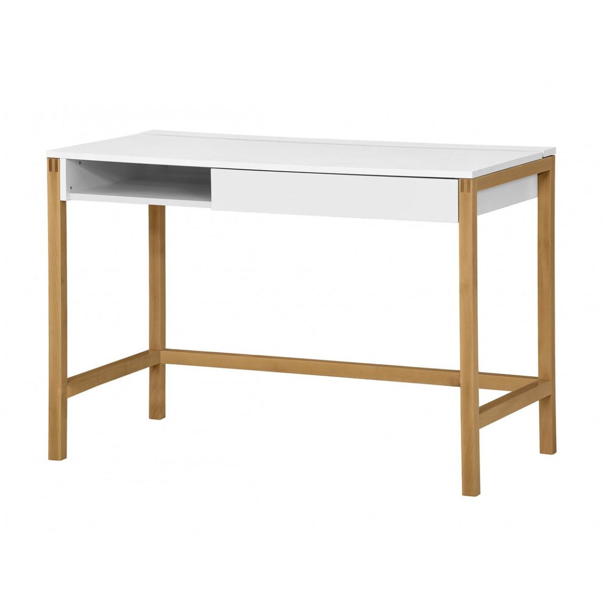 Voir la diapositive 2 : Paris Prix Bureau design  northgate  112cm chêne & blanc