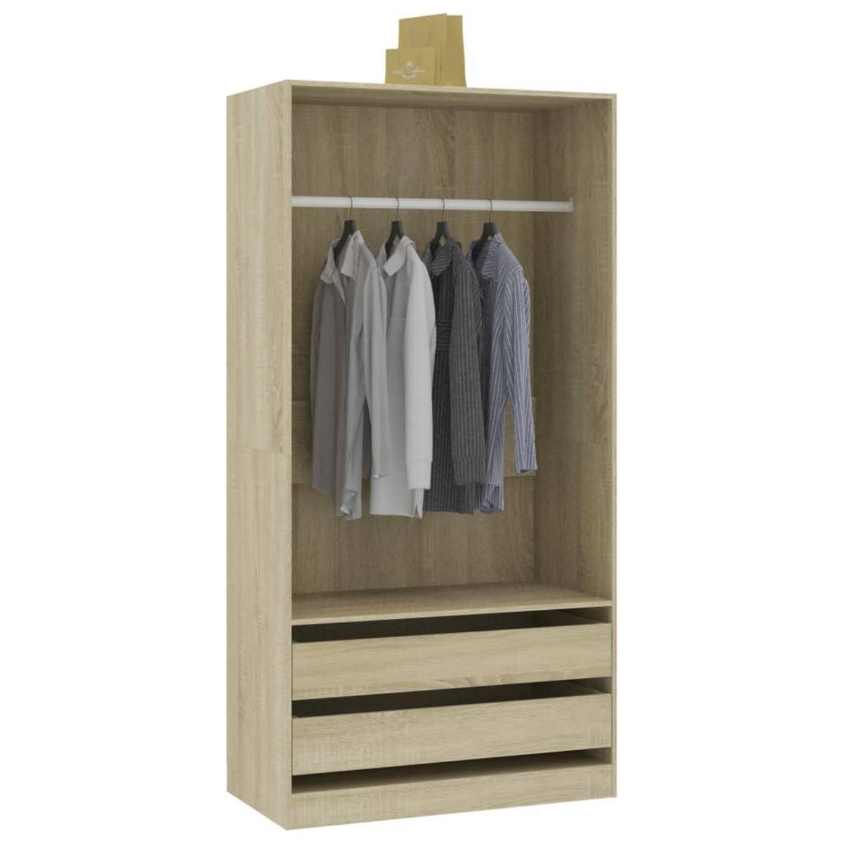 VIDAXL Garde-robe Chene sonoma 100x50x200 cm Bois d'ingenierie