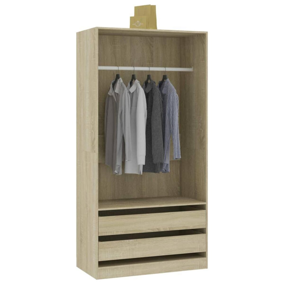 VIDAXL Garde-robe Chene sonoma 100x50x200 cm Bois d'ingenierie