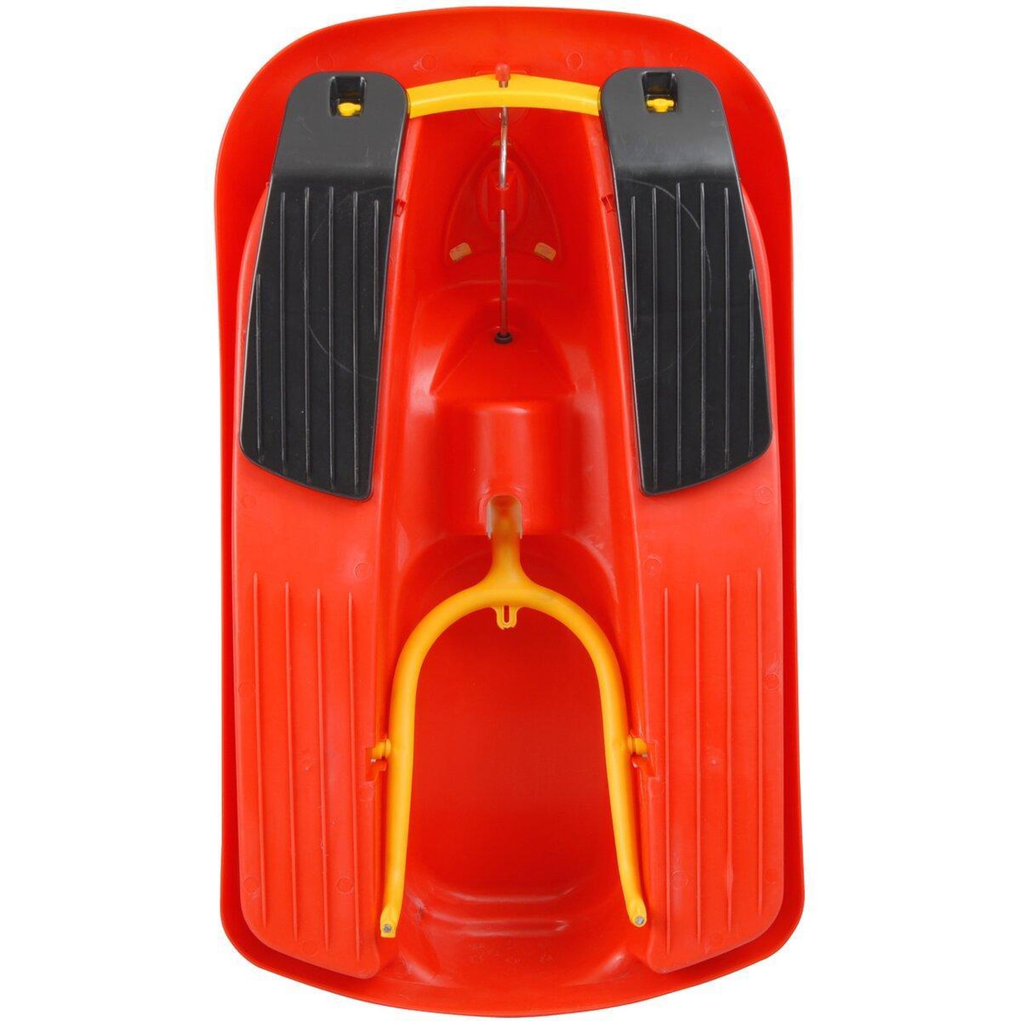 Voir la diapositive 4 : Jamara Snow Play Bob Ralley 100 cm rouge avec volant et frein