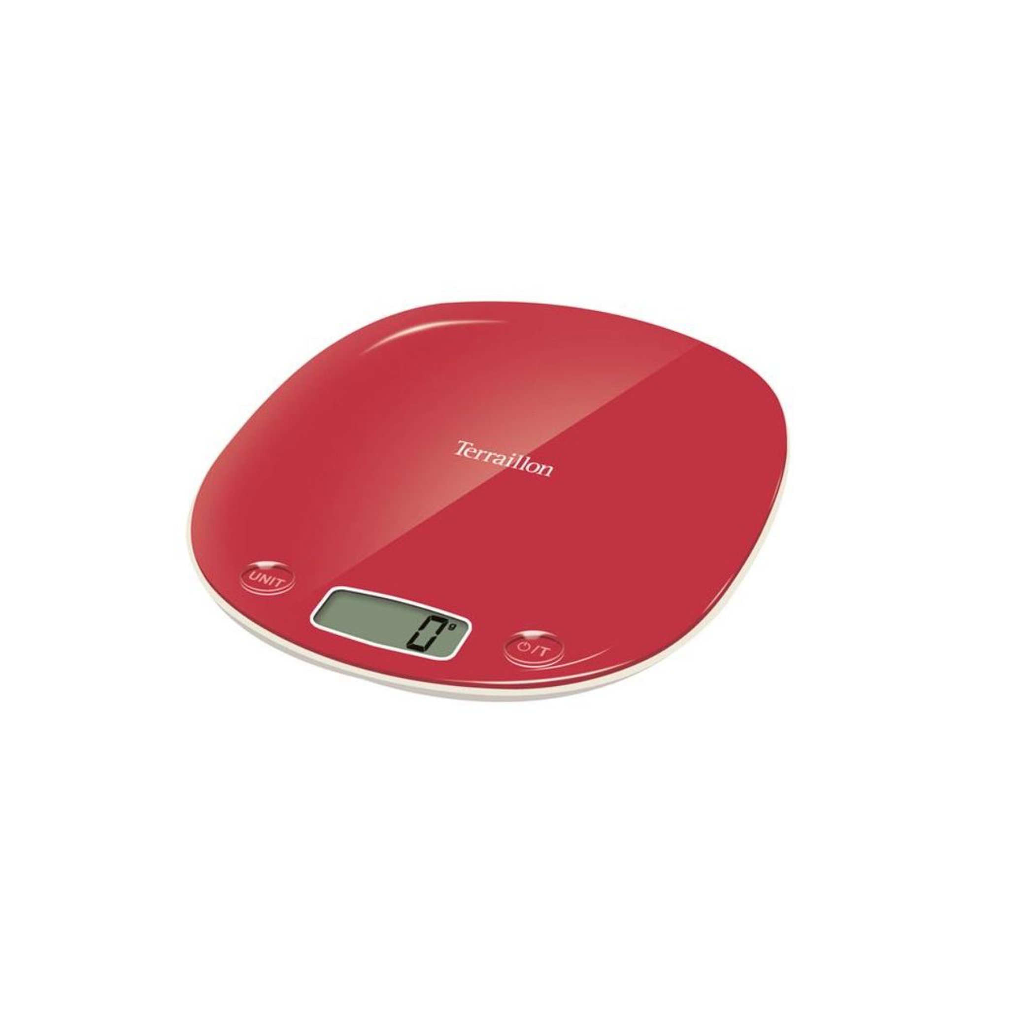 Voir la diapositive 2 : Terraillon Balance de cuisine électronique 5kg-1g framboise - macaron framboise