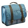 Voir la diapositive 2 : AUCHAN Cartable 38 cm CP/CE1/CE2 bleu motif fleurs avec leds