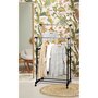 Voir la diapositive 2 : DIVERS Double penderie mobile Pendo - L. 80 x H. 170 cm - Noir