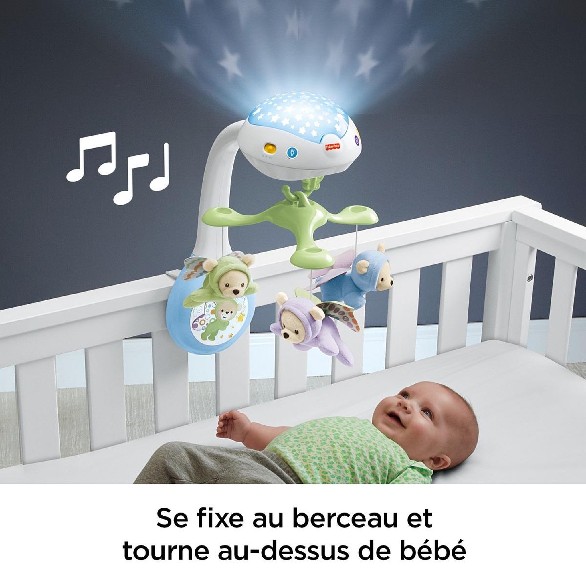 Voir la diapositive 4 : Fisher price Mobile doux rêves papillons 