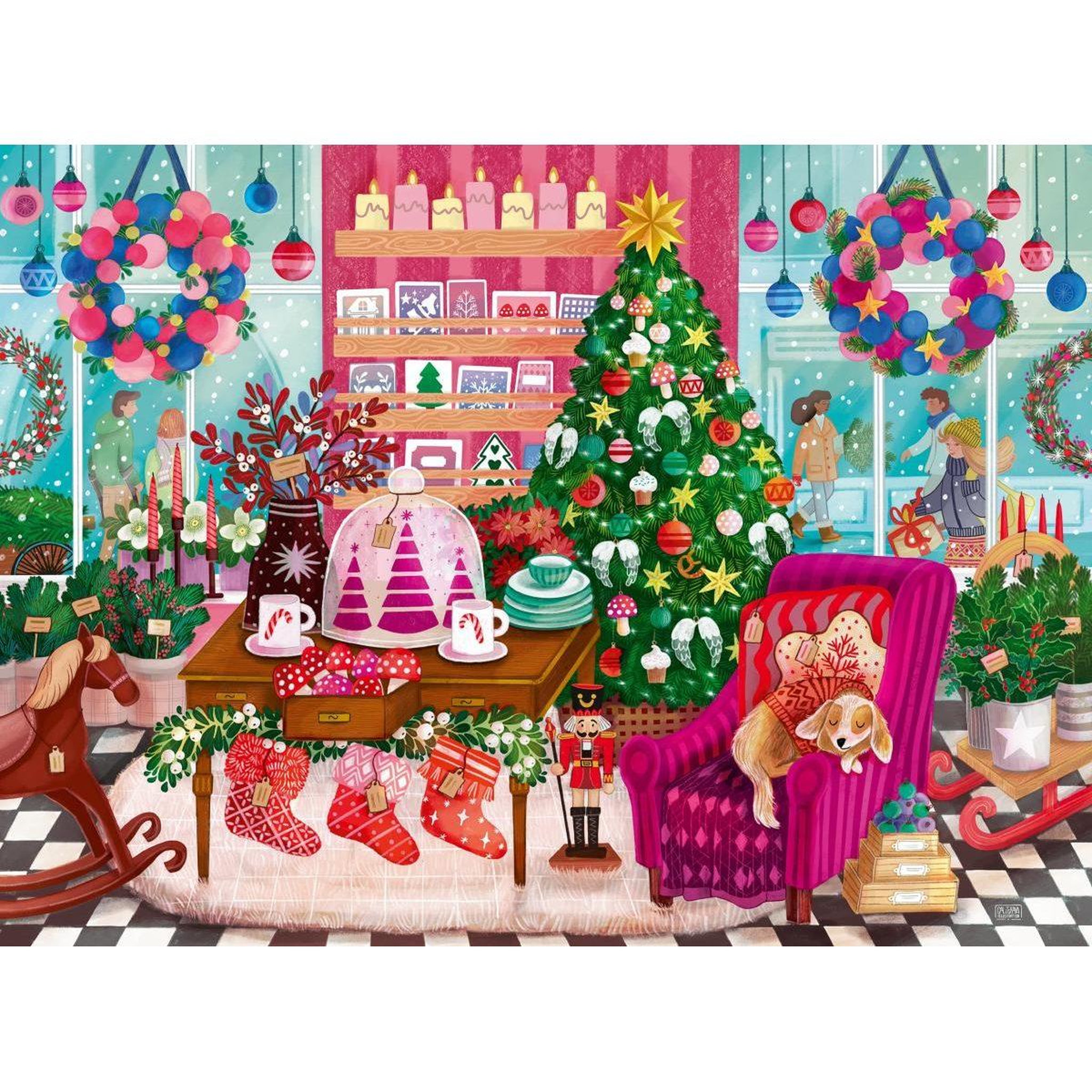 RAVENSBURGER Puzzle 500 pièces - magasin de noël