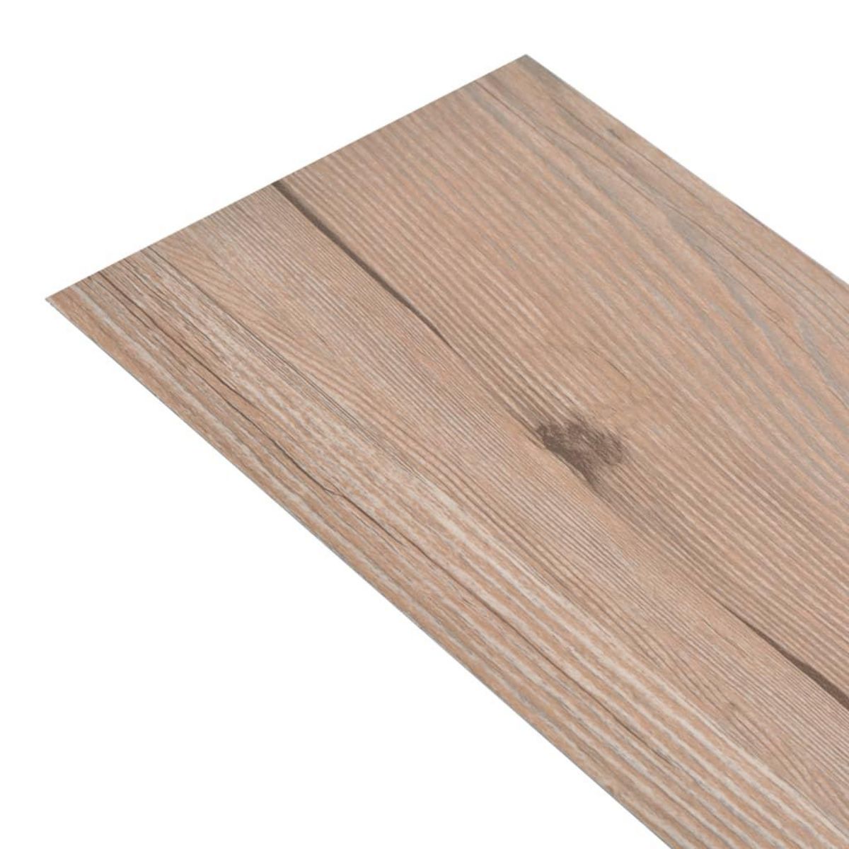VIDAXL Planches de plancher PVC autoadhesif 2,51 m^2 2 mm Marron chene