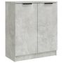 Voir la diapositive 3 : VIDAXL Buffets 2 pcs Gris beton 60x30x70 cm Bois d'ingenierie