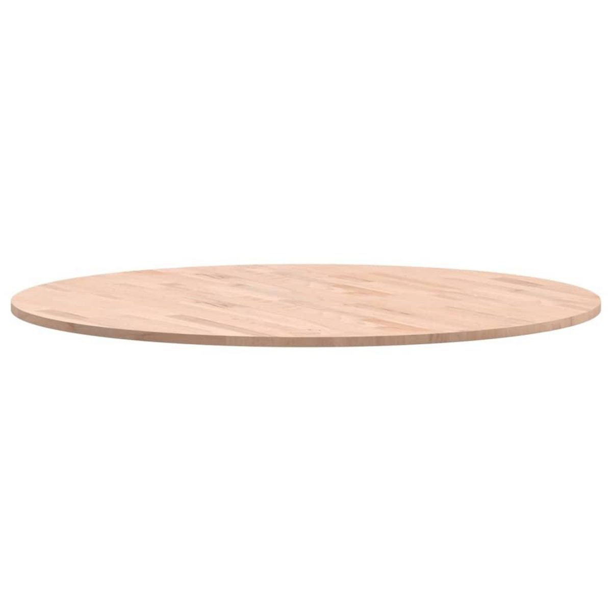 VIDAXL Dessus de table Ø90x1,5 cm rond bois massif de hetre