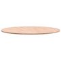 Voir la diapositive 5 : VIDAXL Dessus de table Ø90x1,5 cm rond bois massif de hetre
