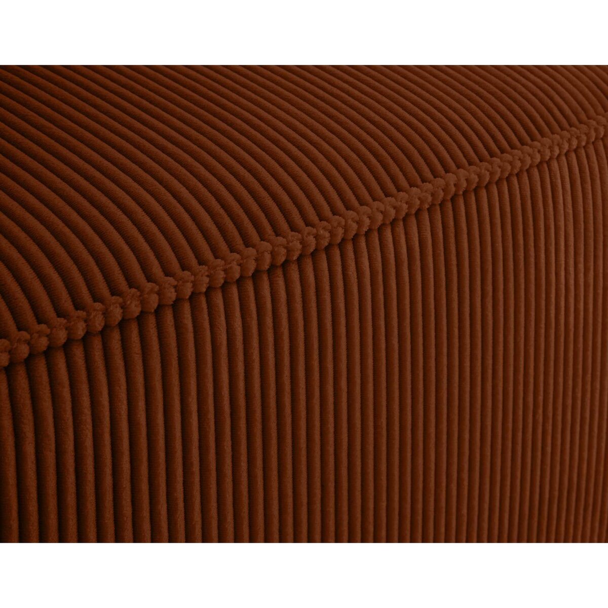 LISA DESIGN Arty - module d'assise droit - en velours côtelé