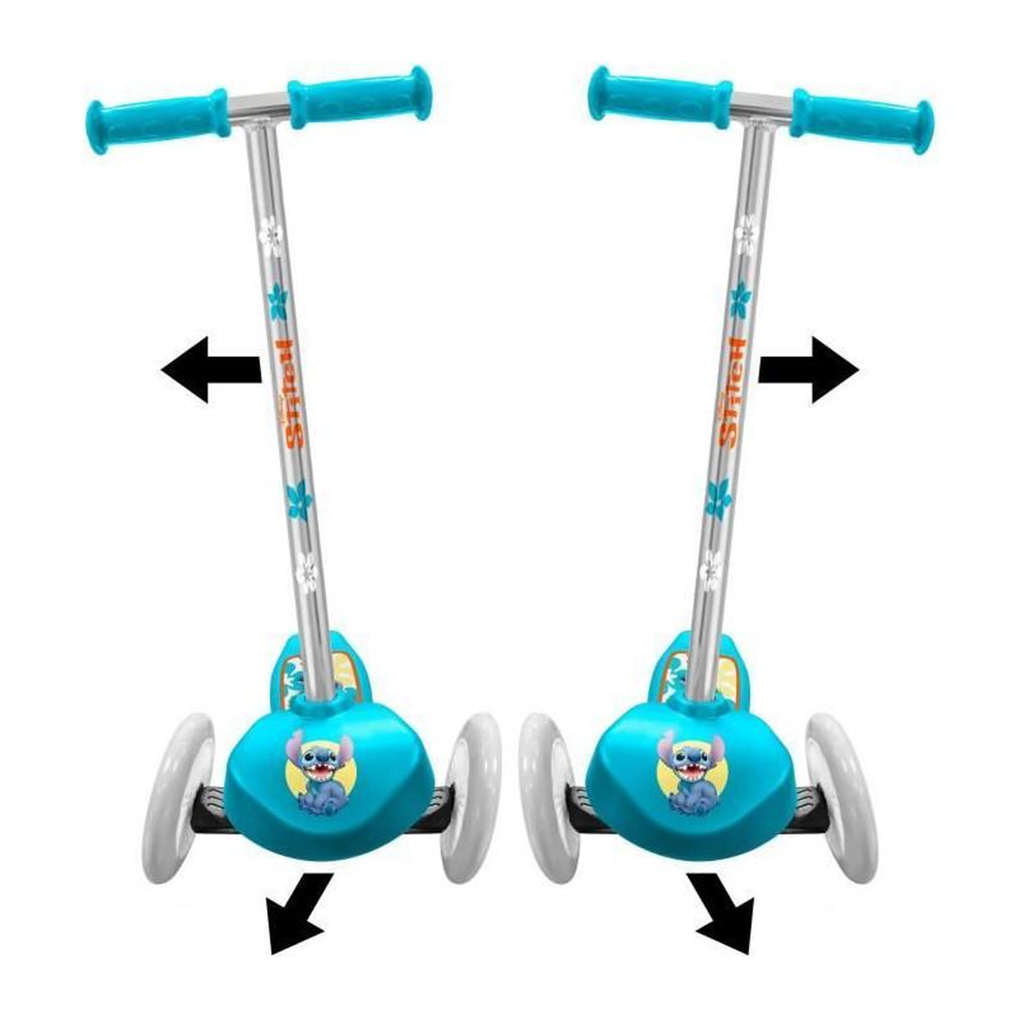 Voir la diapositive 5 : DISNEY Trottinette Steering 3 roues - DISNEY - STITCH