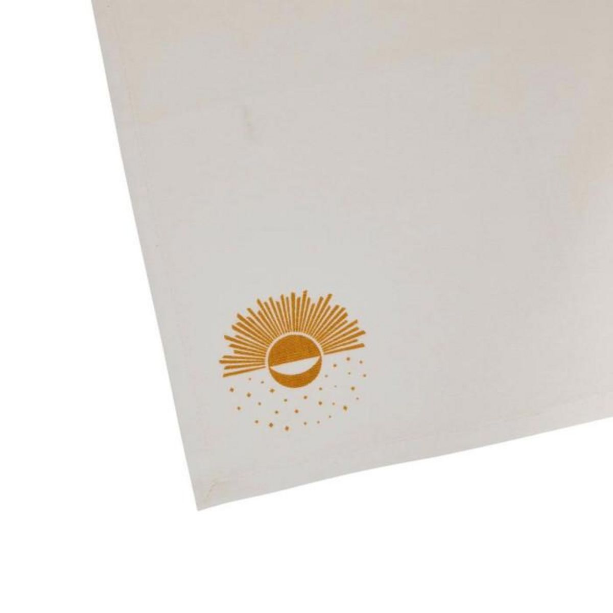 ATMOSPHERA Lot de 4 Serviettes de Table  Solaris  40x40cm Blanc