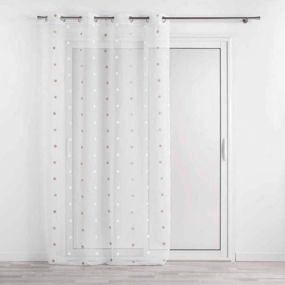 Paris Prix Rideau Voilage à Œillets  Lorna  140x280cm Blanc