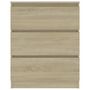 Voir la diapositive 4 : VIDAXL Buffet Chene sonoma 60x35x76 cm Bois d'ingenierie