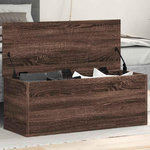 VIDAXL Boîte de rangement chene marron 90x35x35 cm bois d'ingenierie