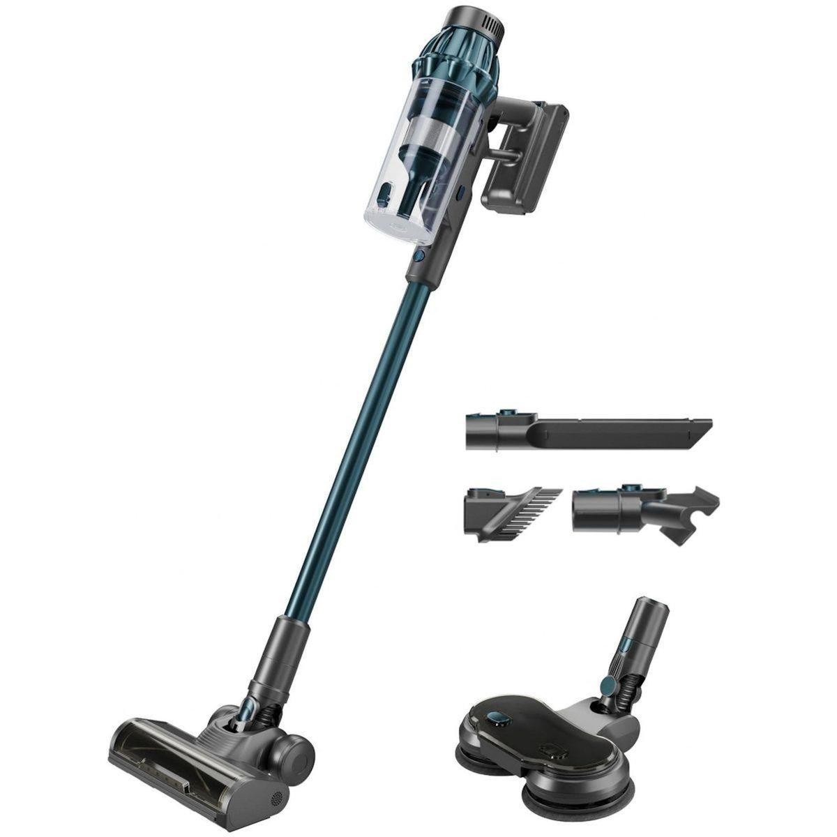 H.Koenig Aspirateur balai UPX32U 2 en 1 avec brosse de lavage pour sols durs