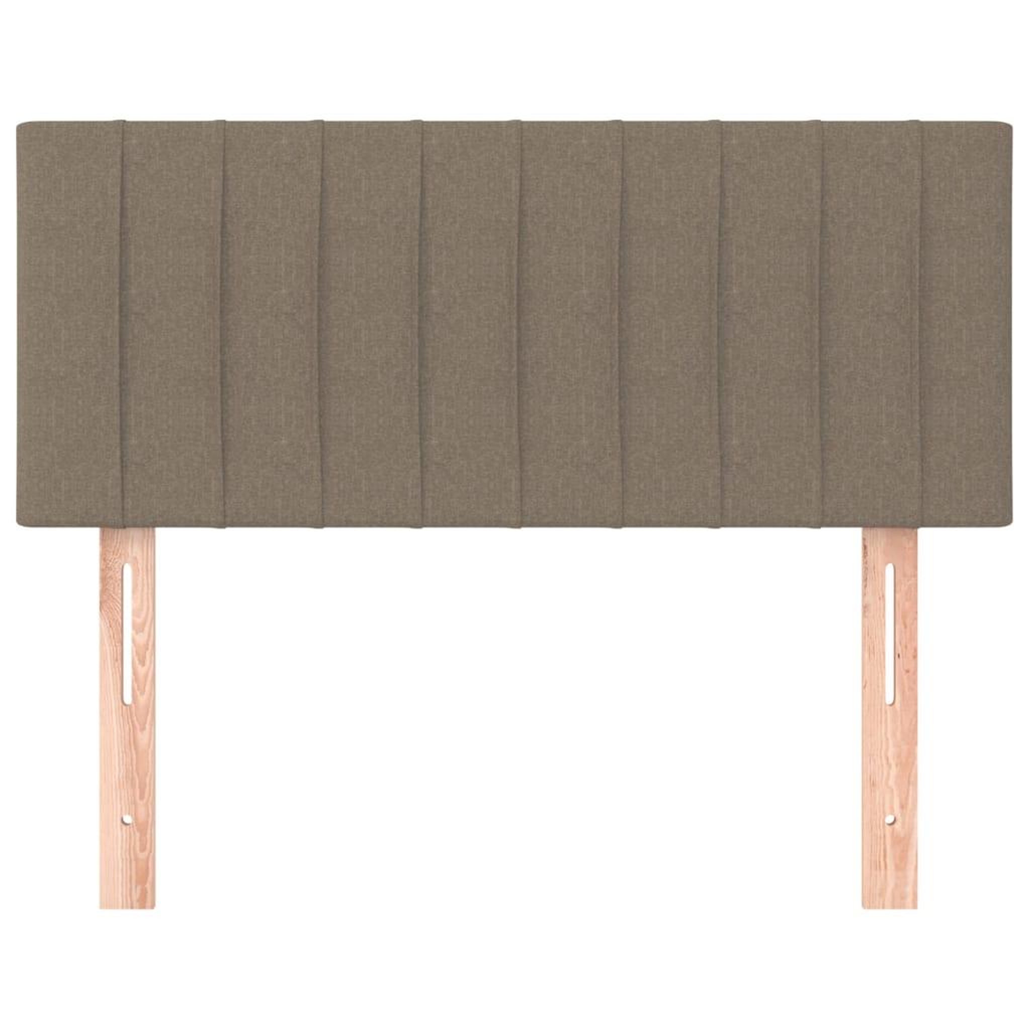 Voir la diapositive 3 : VIDAXL Tete de lit Taupe 90x5x78/88 cm Tissu