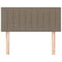 Voir la diapositive 3 : VIDAXL Tete de lit Taupe 90x5x78/88 cm Tissu
