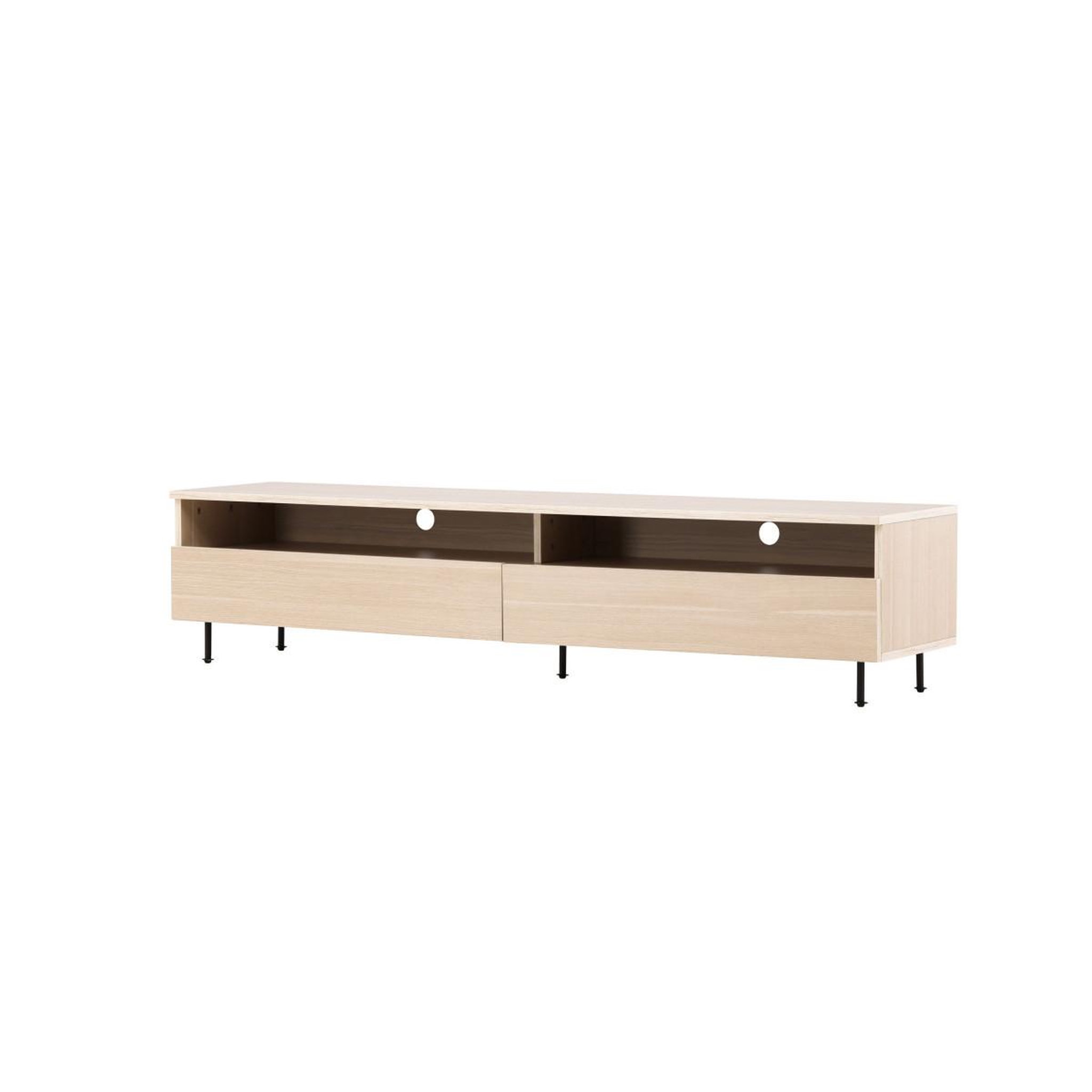 Voir la diapositive 5 : Paris Prix Meuble tv 2 tiroirs  navarra  180cm naturel