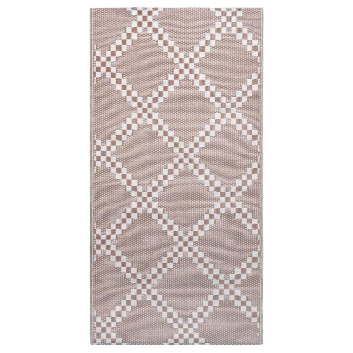 VIDAXL Tapis d'exterieur ARAKIL marron 80x150 cm PP