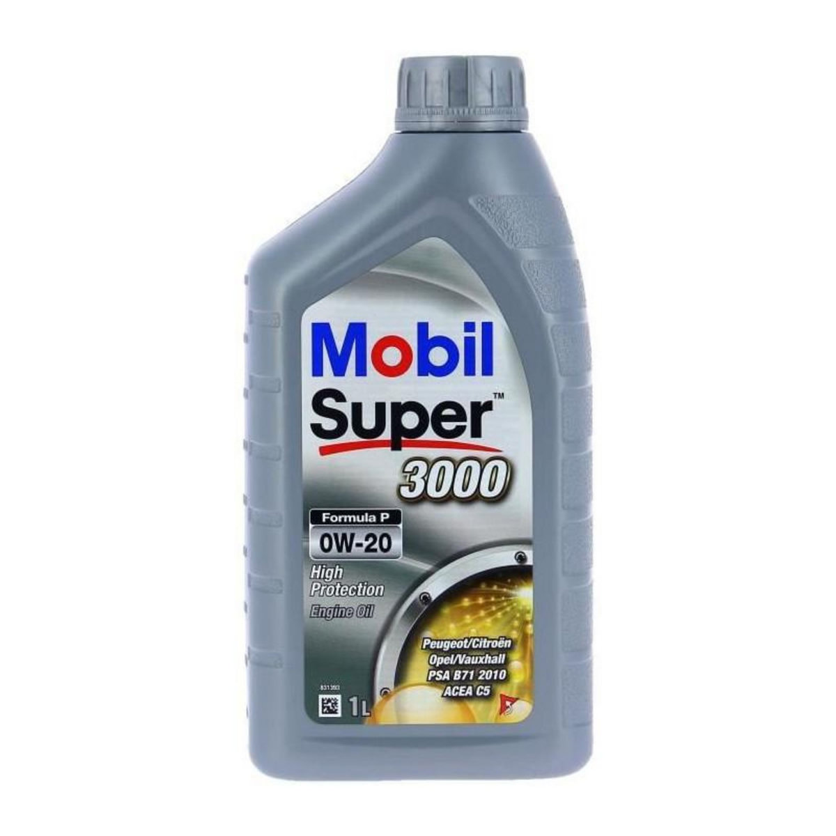 MOBIL Bidon huile de moteur - MOBIL - S3000 0W20 Formula-P - 1 L - 4 saisons