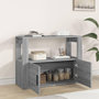 Voir la diapositive 3 : VIDAXL Buffet Sonoma gris 80x30x60 cm Bois d'ingenierie