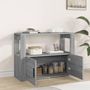 Voir la diapositive 3 : VIDAXL Buffet Sonoma gris 80x30x60 cm Bois d'ingenierie