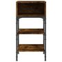 Voir la diapositive 5 : VIDAXL Tables de chevet 2pcs chêne fumé 35x34,5x70 c bois d'ingénierie