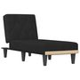 Voir la diapositive 2 : VIDAXL Chaise longue noir velours